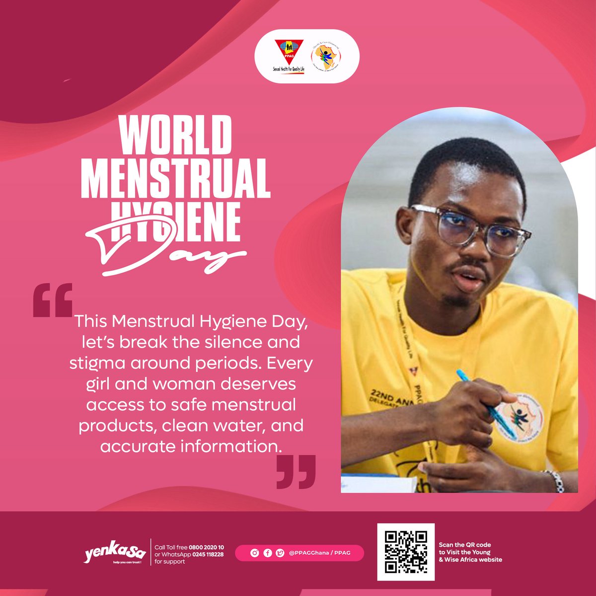 YAMghana's tweet photo. Access to #WASH facilities is non-negotiable!!
#PeriodFriendlyWorld
#WASH4All
#PeriodAwareness #MHD2026 https://t.co/EyOnQcJ7j0