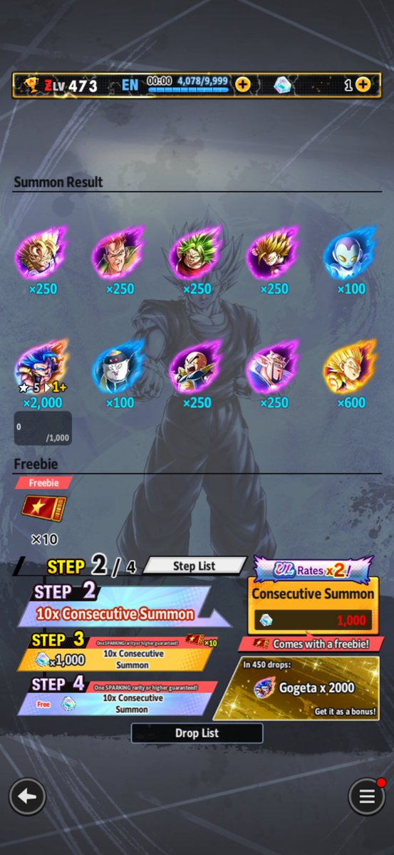 DBJuize's tweet photo. Bro there is no way I‘m nearly 30k deep on Broly and just got my 2nd Gogeta in 4k CC.. on green skies 3 pods 💀 https://t.co/78C2UxfLXj