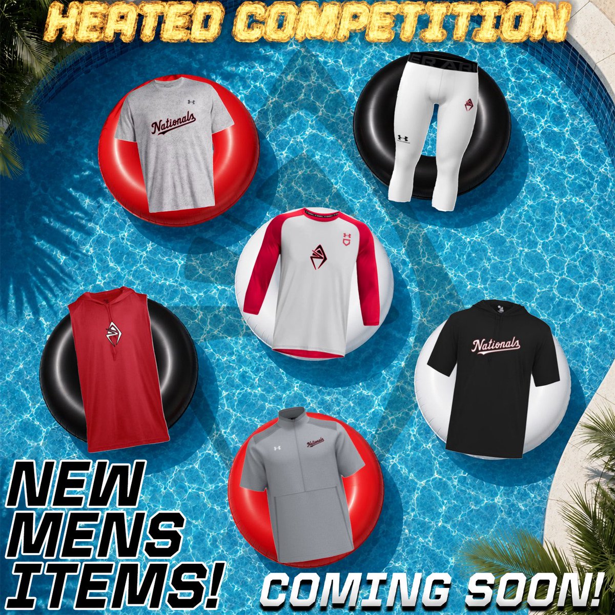 TPAnc's tweet photo. HEATED COMPETITION🔥

Take a look at the SWEET new items coming with our Summer Fan Gear Stores! New Men’s, Women’s, Youth &amp; Accessory Items being offered!

Be on the lookout for a store link &amp; more info🔜 https://t.co/DCtZN0CS8W