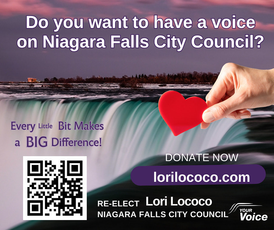 LoriLococoNF's tweet photo. Do you want to have a voice at #NiagaraFalls’ #CityCouncil? 🏙️💬  

I’m proud to be known as a #strongvoice for the people, and with your #support, I can continue that work and keep standing up for what matters most to Niagara Falls. 

Visit: https://t.co/w1NdLEHBjc. 💜 https://t.co/huoyjd5EcT