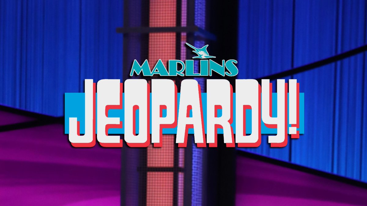 FishOnFirst's tweet photo. 🚨 For the first time this year, MARLINS JEOPARDY returns tonight!

Live trivia contest on the 2026 Fish and recent franchise history.

Streaming live at 6:30 PM ET. https://t.co/g9erBbRaGn