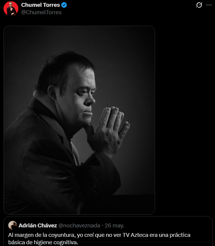 Aveljim's tweet photo. @ChumelTorres Bro alguien te borró el tuit, pero no te preocupes, tu chiste quedó guardado para la @CONAPRED https://t.co/f4Rk6hklYe