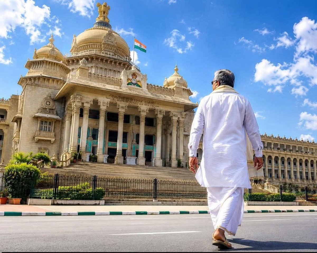 abhilashavanur's tweet photo. When B. S. Yediyurappa resigned, he cried for losing power.
When Siddaramaiah resigns, others will cry for losing the comfort, protection, and system built around him.
One man mourned his position, whereas the others mourn the vacuum he leaves behind!!
@siddaramaiah #Siddaramaiah https://t.co/kaAimZ9Oh8