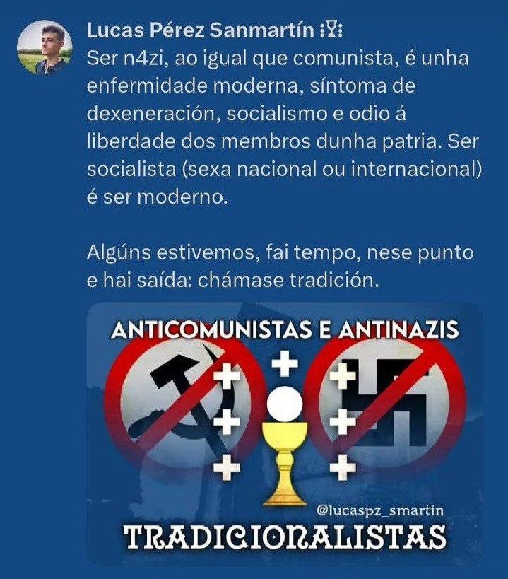 Anom__18's tweet photo. @Annoon148 @NoSoyDicksi Ademas el panchito gallego es antinazi https://t.co/msbyLen2wI