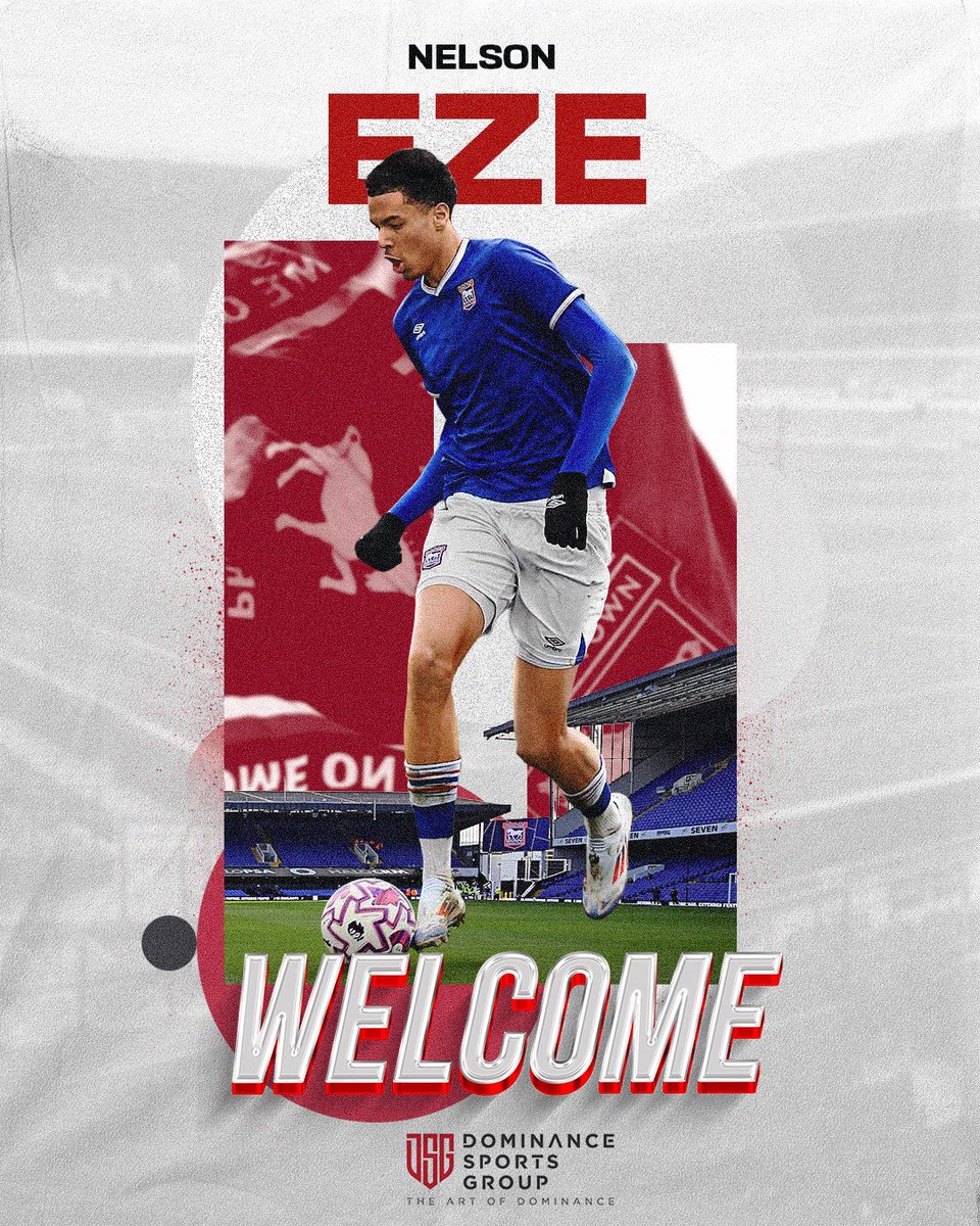 DominanceSports's tweet photo. Welcome Ipswich Town forward Nelson Eze to DSG. https://t.co/8868HeciZI
