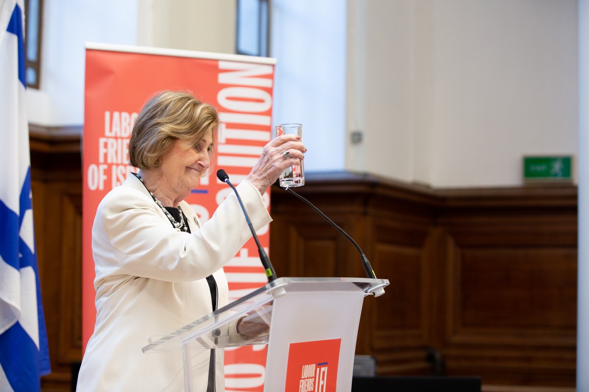 _LFI's tweet photo. Meta Ramsay was a public servant of immense intelligence, principle and bravery. She was a loyal and dedicated friend of Israel and the Jewish community and a fierce opponent of antisemitism. 

LFI benefitted hugely from Meta’s longstanding and distinguished work as our chair in the House of Lords. We will miss her greatly.

A toast to you, Meta.