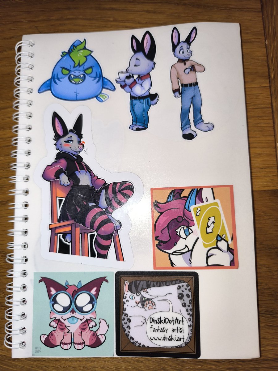 devotedly9's tweet photo. Now its official. Ive started my very first sticker book! ❤️
Big thanks to Miura, the very first stickers came from you! 🫶
#stickerbook #furry #sticker https://t.co/cjvxjZm89J