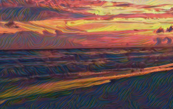 GreyLady742's tweet photo. Art of the Day! "Fire Shores". Buy at: https://t.co/NC0RBU36t2 https://t.co/YJcCzIN4Qz