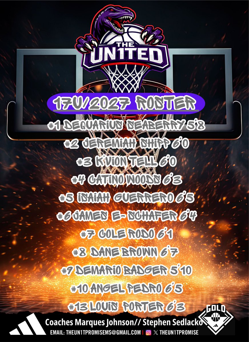 CoachBudDaniel's tweet photo. I’m really looking forward this wknd for our annual #TheBattleUn1ted event here in Buffalo, NY & very grateful for all the coaches who have reached out or commitment to attending, It’s going to be awesome! Here’s our schedules & rosters for 17U The UN1TED @CoachQUn1t & UN1T squads! 

Games will be lived stream on @BallerTV https://t.co/07RqPVgECo

#un1ted #wearetheun1t #recruitbuffalokids 
@TheUn1TPromise