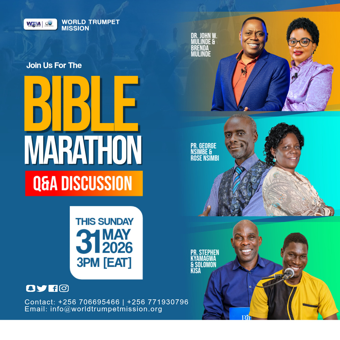 wtm_global's tweet photo. 📖✨ BIBLE MARATHON Q &amp; A DISCUSSION ✨📖
Stay tuned this 3PM on our YouTube Channel — WORLD TRUMPET MISSION 🌍
Come ready to learn, ask, and grow in the Word of God 🙌🔥

“ Your word is a lamp to my feet and a light to my path.” – Psalm 119:105 "
 DON'T MISS 🙏 https://t.co/4hFA201jDv