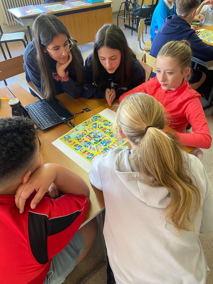 STCMSchool's tweet photo. As part of a recent school trip to Spain, students visited Colegio Santísimo Cristo de la Sangre to meet the students they’ve been writing to and video calling since September. Our students got to experience a typical Spanish school day and had a tour around their Torrijos! https://t.co/qdcrj3uzHd