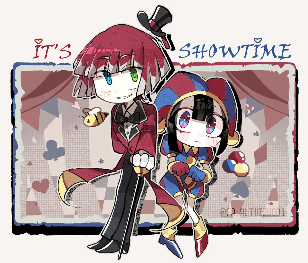 FA_AltVizu001's tweet photo. #TADC #showtime #cainexpomni
私デザインのケインとポムニ https://t.co/RBJKgWmTki