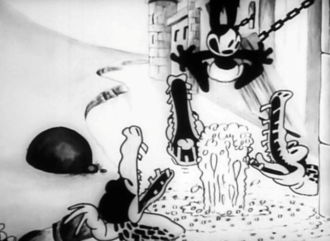 Disney_Wiki's tweet photo. Today marks the 98th anniversary of the animated short, "Oh What a Knight".
The film features Oswald the Lucky Rabbit trying to save his girlfriend Ortensia from her strict father, Pete, using unusual fighting skills, including him using his own shadow. https://t.co/UhqEciZE3f