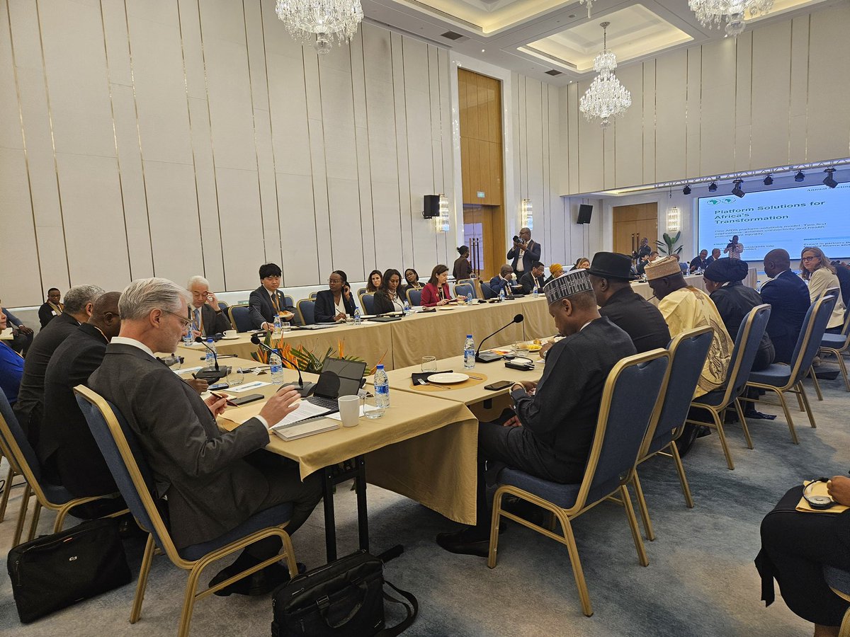 fkeyamo's tweet photo. In my new role as the African Champion of the Integrated Aviation Transformation Programme (IATP) of the African Development Bank (AFDB), this morning in Brazzaville, Congo, I attended a dialogue session with the President and Governors of the AFDB where I addressed them on the opportunities presented by the $7 billion program of the IATP for Africa and especially for Nigeria.

I unveiled President Bola Ahmed Tinubu’s Renewed Hope Agenda for the Aviation sector and rolled out the potentials of the sector, especially the newly approved Nigeria Aircraft Leasing Company and why the Bank should mobilise capital to support it. I explained that this can form the template for other African Nations to emulate. I reiterated that Nigeria has done the groundwork to enable the takeoff of such an initiative, including domesticating the Cape Town Convention, updating its IDERA and reworking its aviation insurance policies to meet global industry standards.

The President of AFDB expressed delight at the presentation and gave his commitment to the success of the IATP in Africa and particularly in Nigeria. 

After the session, I unveiled the COUNTRY COMPACT for Nigeria’s Aviation sector and proceeded to a signing ceremony of a LETTER OF INTENT (LOI) between the Bank and the Federal Republic of Nigeria, where both sides committed to work assiduously to operationalise the Banks’s laudable program for Aviation in Africa (IATP).