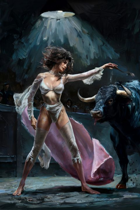 draco99984's tweet photo. Art of the Day! "Gorgeous Sexy Female Matador". Buy at: https://t.co/JKLHOiXUhj https://t.co/Kpe3yFaJY0