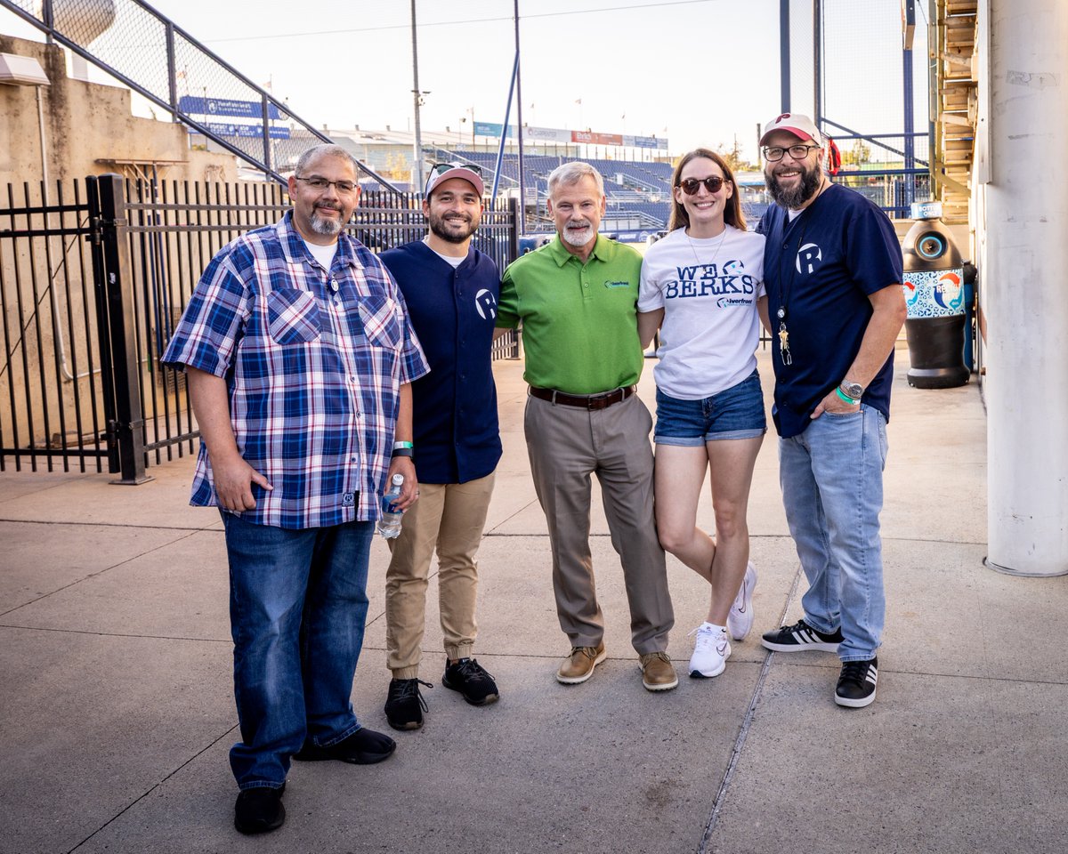 RiverfrontFCU's tweet photo. TONIGHT ⚾️ Riverfront VIP Night with the @ReadingFightins 

With our community partners at @IMABLEfdn - merch, ballpark vibes, good energy.

If you’re at the game, stop by and say hi!🧢 https://t.co/saqacKFNaC