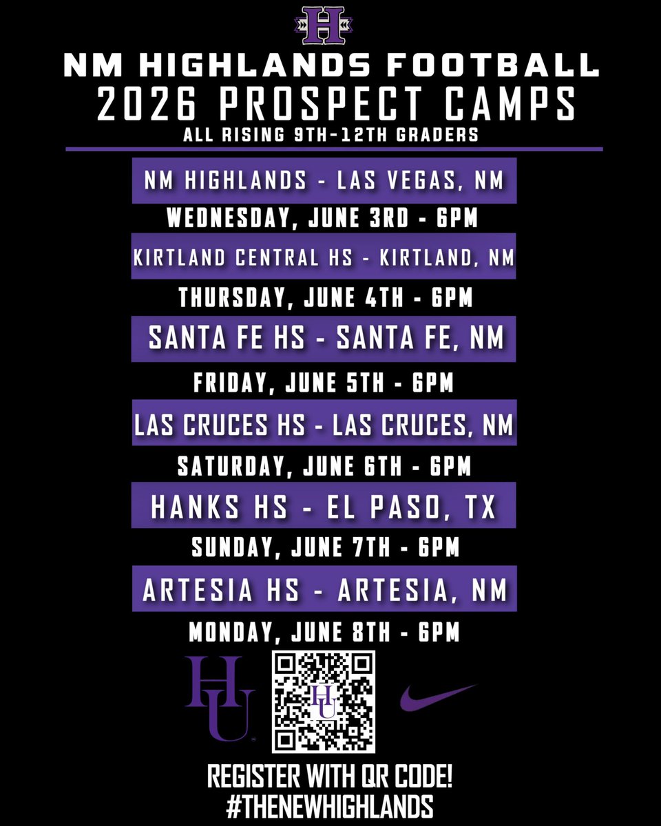 Jaden_garcia60's tweet photo. Thank you @CoachTwelveGage for the camp invite!

@CoachFort_ @coachjoshbailey @PrepRedzoneNM @CouchPSports https://t.co/VvC9TvBeey