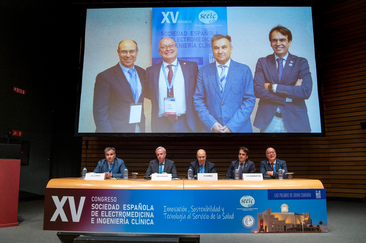 SEEIC_Spain's tweet photo. 🚀🏥 INGENIERÍA CLÍNICA 2030: NUEVAS COMPETENCIAS PARA UN NUEVO MODELO SANITARIO
Una mesa clave en #SEEIC2026 para reflexionar sobre el papel de los profesionales de la ingeniería en el modelo sanitario de la próxima década.
@AEIHorg @somos_SEIB https://t.co/h3PWyBkCeM