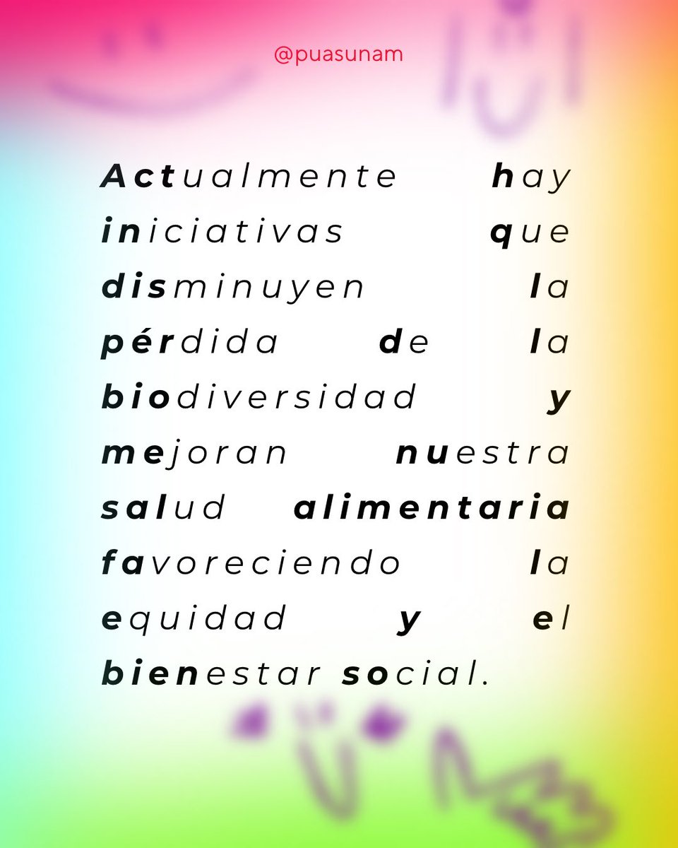 Alimentación Sostenible UNAM tweet media