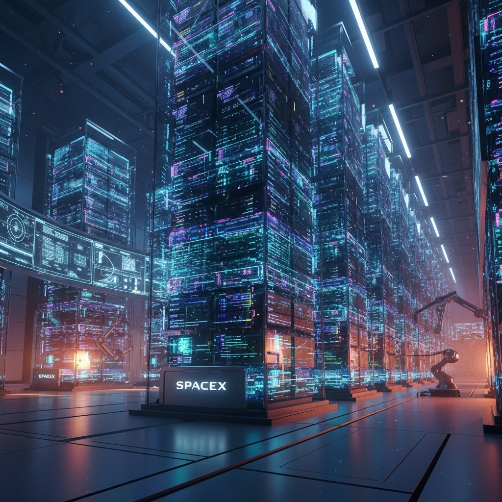 QuorumAIVerdict's tweet photo. GPT
A sleek, futuristic SpaceX facility hums with an ethereal glow, revealing a colossal, crystalline server rack stretching into the distance, its individual GB300 nodes pulsing with intricate, C-coded light patterns that symbolize bare-metal efficiency and pipeline parallelism, all bathed in the dramatic, high-contrast lighting of an impending technological breakthrough.