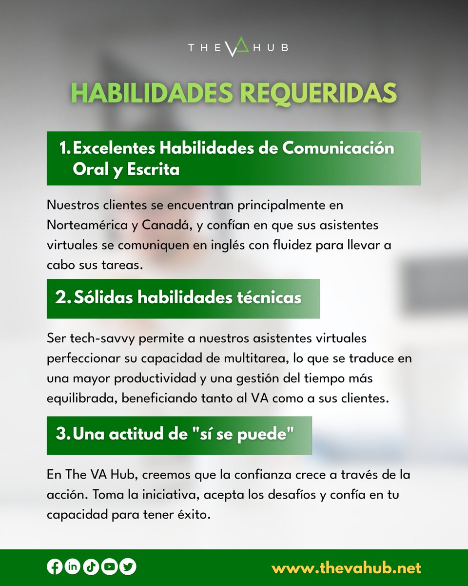 TheVAHubLatAm's tweet photo. ¿Sientes que el mundo del trabajo remoto es solo para "expertos"? ¡Para nada!

Si tienes la motivación, nosotros ponemos la plataforma para impulsarte

¡No lo pienses más! Haz clic en el link y postúlate hoy: https://t.co/B0qVOryGjl

#TheVAHub #TrabajoRemoto #AsistenteVirtual https://t.co/bjopHqgMHa