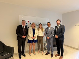 OntUniv's tweet photo. Great discussion today with @DanTisch from @OntarioCofC, Jackie Pichette from @RBC &amp; @MitchWDavidson on how Ontario’s universities can continue to work with business &amp; industry to help drive productivity, talent &amp; growth in a changing economy. #ONpse https://t.co/JzMKjP1Xae