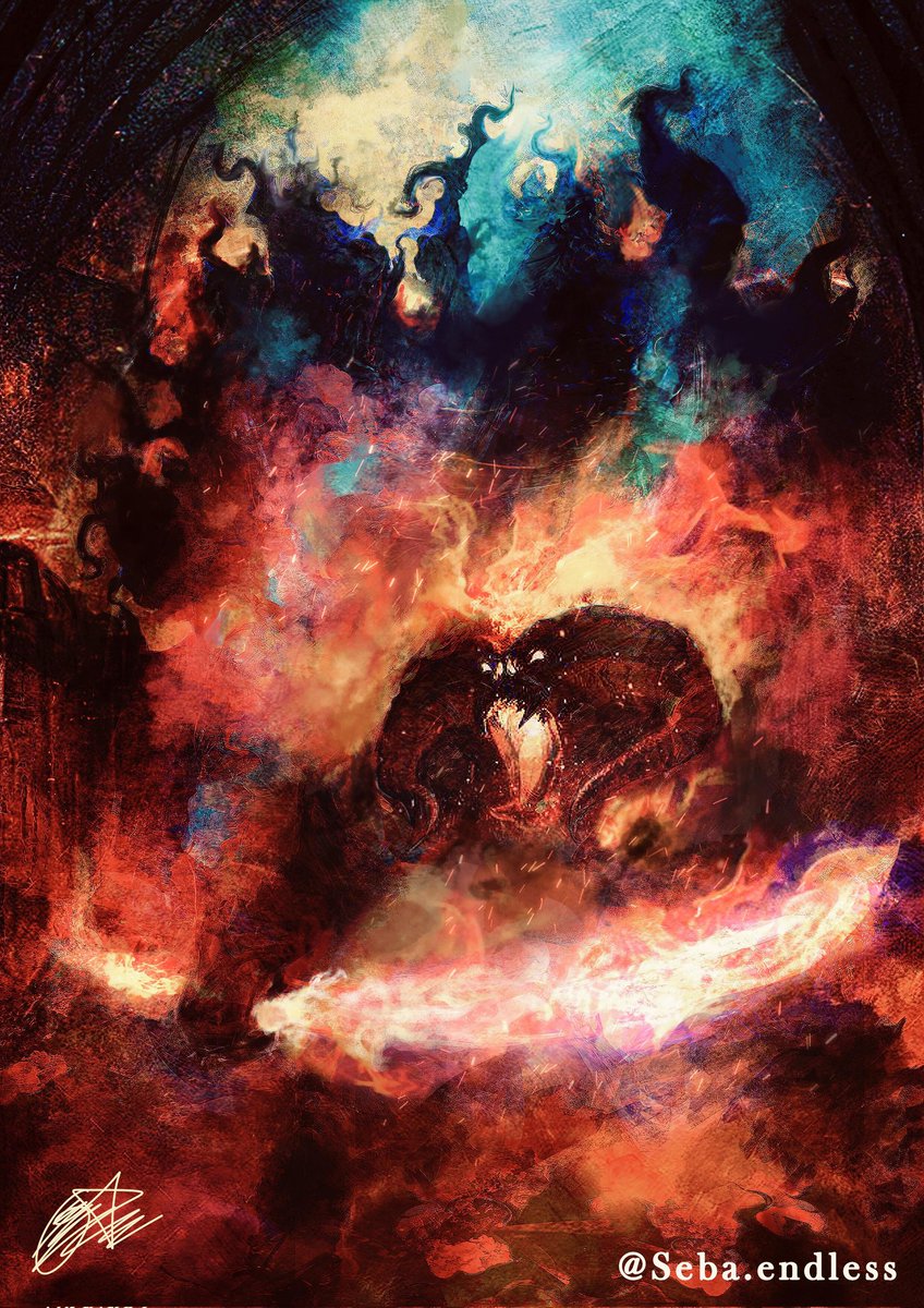 trendsettercase's tweet photo. What's the lesson of Durin's Bane, the Balrog of Morgoth?

The dwarves dug too deep in the mines of Moria, awoke an ancient evil from a previous age. It was their doom. 

Tolkien didn't like allegory, but he did like myth and protreptic stories. 

What's the deeper lesson? https://t.co/FbpGoPVfgr
