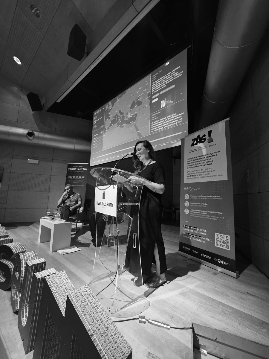 Zas_Antirumor's tweet photo. [EUS] 🗣️💬👣 MUGAN. Gorputzak, ibilbideak eta jakintzak. 
[CAS] 🗣️💬👣 EN LA FRONTERA. Cuerpos, trayectorias y saberes.
@BegiruneF  @zehar_e  @HarresiakApurtu @Itsasmuseum https://t.co/jaoD5ZmDCd