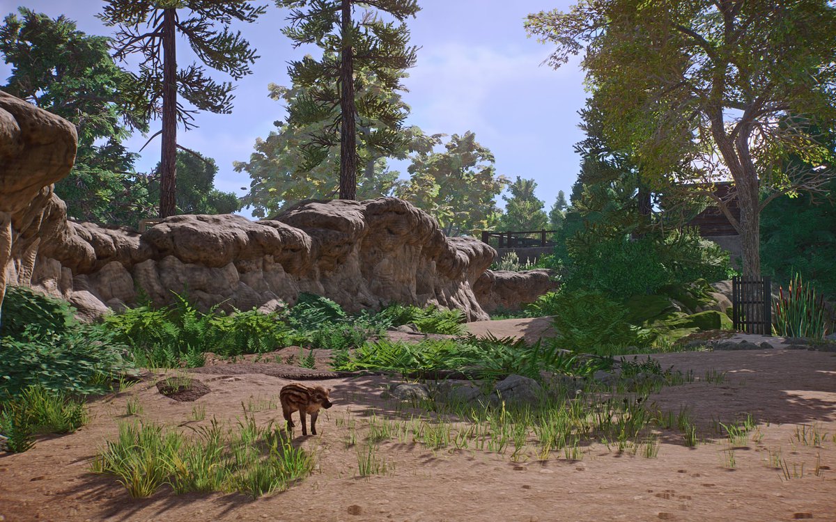 AtlasBlogger's tweet photo. Planet Zoo 2 might be announced but we still have a zoo to finish!🩵 Kicking off the new season of Camellia Zoo, our very first animal is the Wild Boar!🐗
#planetzoo https://t.co/b1JaToRCCm