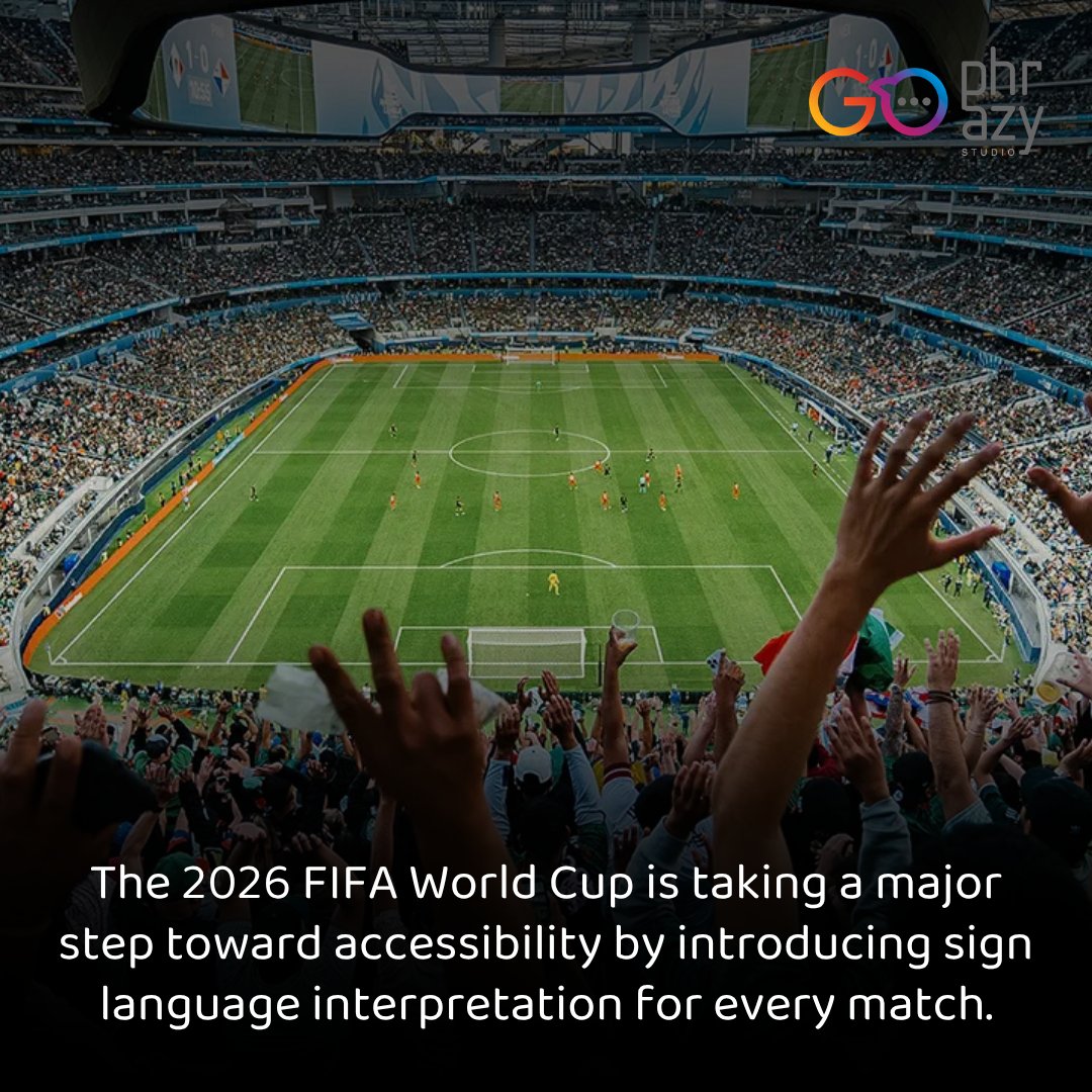 GoPhrazy's tweet photo. Global events are becoming more accessible, turning inclusion into part of the experience itself. 🌍

For the localization industry, initiatives like this show how language access and inclusion are starting to shape the future of live entertainment on a global scale. https://t.co/D8dv11O2mP