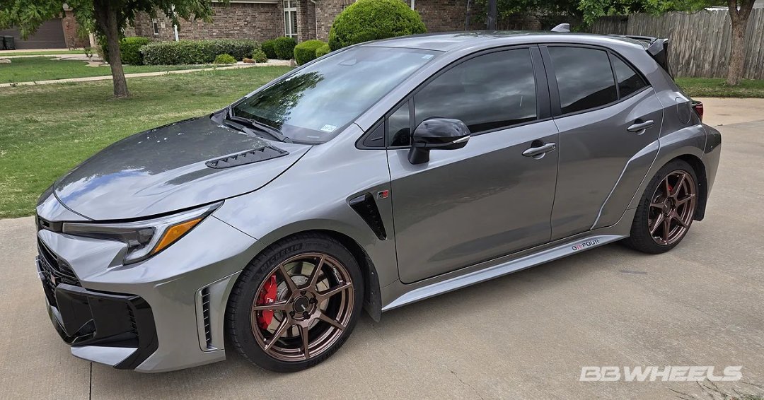 bbwheelsonline's tweet photo. • Wheel: Enkei TFR | 18x8.5 | Offset +38 | Copper
• Vehicle: 2025 Toyota GR Corolla

Appreciate the pic, Robert M! 👊 https://t.co/aXWoZzCjTq