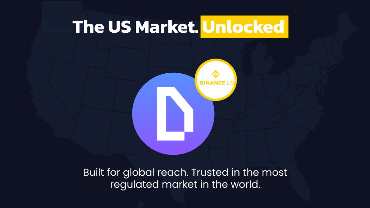 worldofdypians's tweet photo. The US market. Unlocked. 🇺🇸

$WOD is now live on @BinanceUS. Built for global reach. Trusted in the most regulated crypto market in the world.

This is what expansion looks like. https://t.co/M9Nun45WxZ