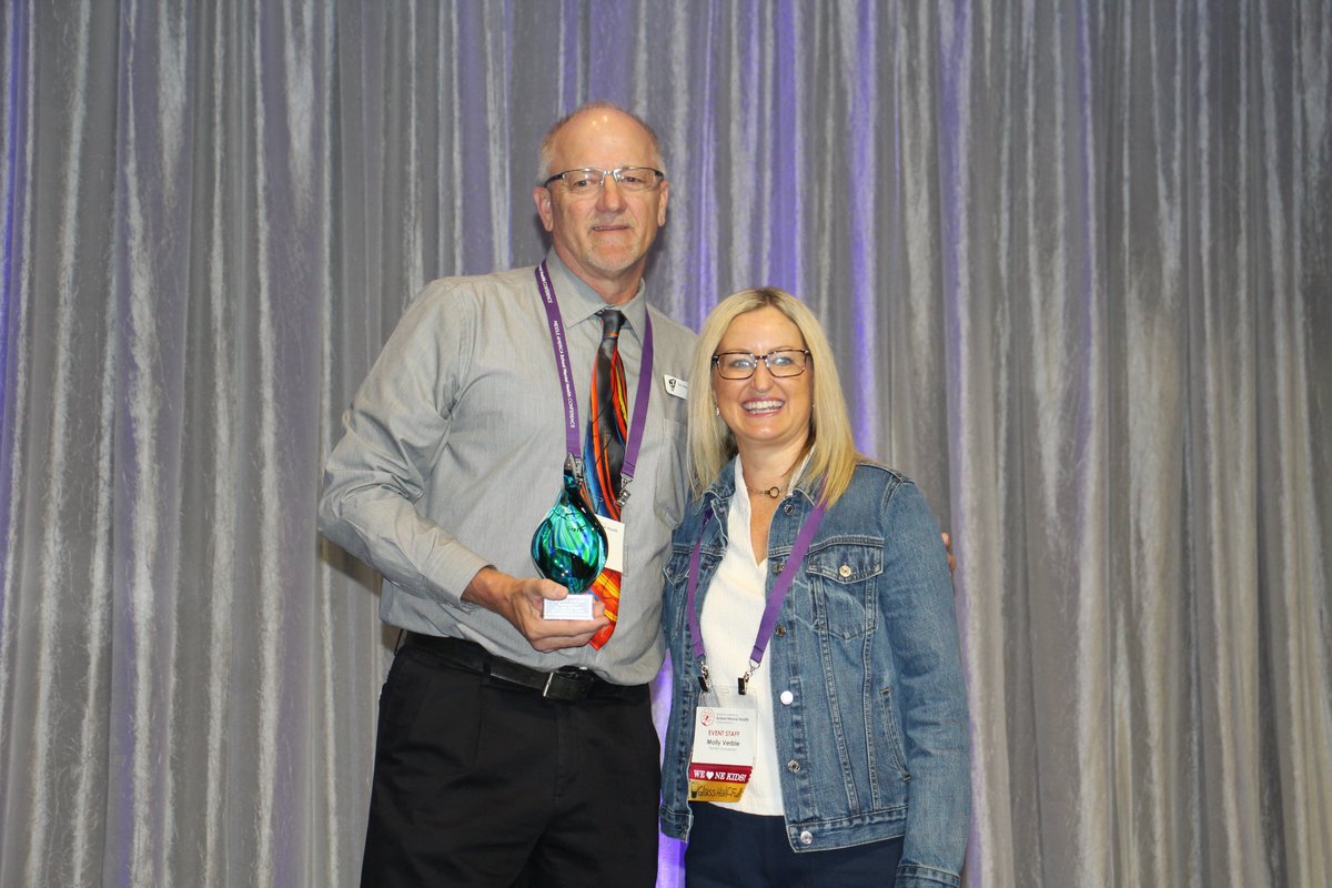 NCSAToday's tweet photo. Congratulations to ESU 3 CEO and past chair of the NCSA Executive Board Dr. Dan Schnoes for being a recipient of the School Mental Health Legacy Award!

Dr. Schnoes played an integral part in starting this conference a dozen years ago. https://t.co/UMueollk1D