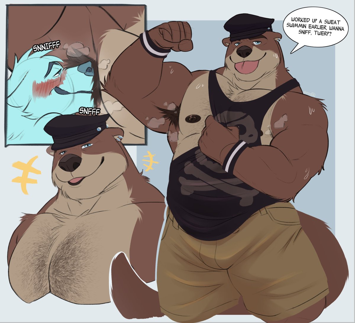 pebssecretstash's tweet photo. A lil' late but you can't have Otter day without Sydney! 🦦✨

He's fresh from a swim and showing off a bit, think you can handle it? https://t.co/gOQtDloDD8