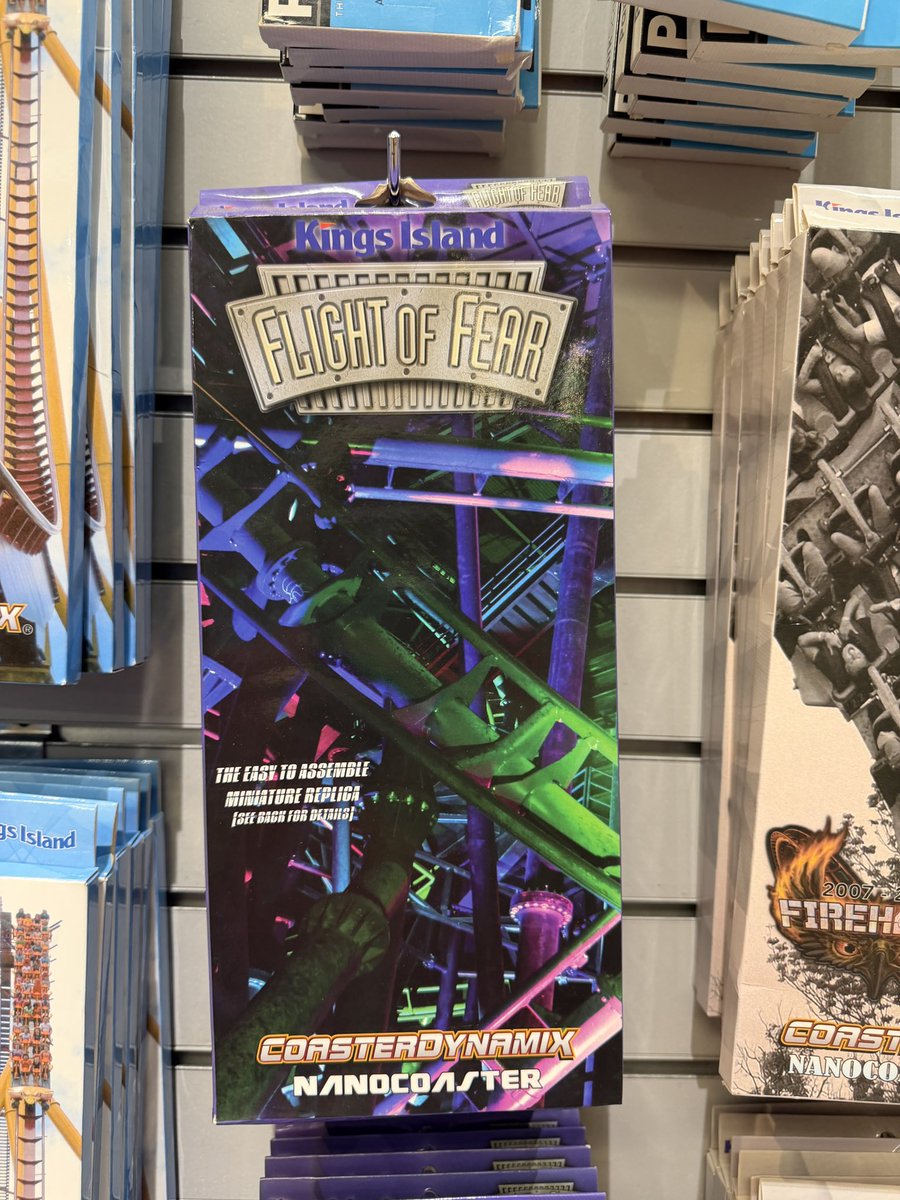 BuckeyeCoaster's tweet photo. Did you know that Flight of Fear (FOF) in #Area72 at @KingsIslandPR is celebrating its 30th anniversary this season? 

Who loves riding this coaster? 🎢

Check out all the FOF gear &amp; collectibles you can get this season at the park! #kingsisland #fof30thanniversary #kimerchandise https://t.co/qKkxZeO50c