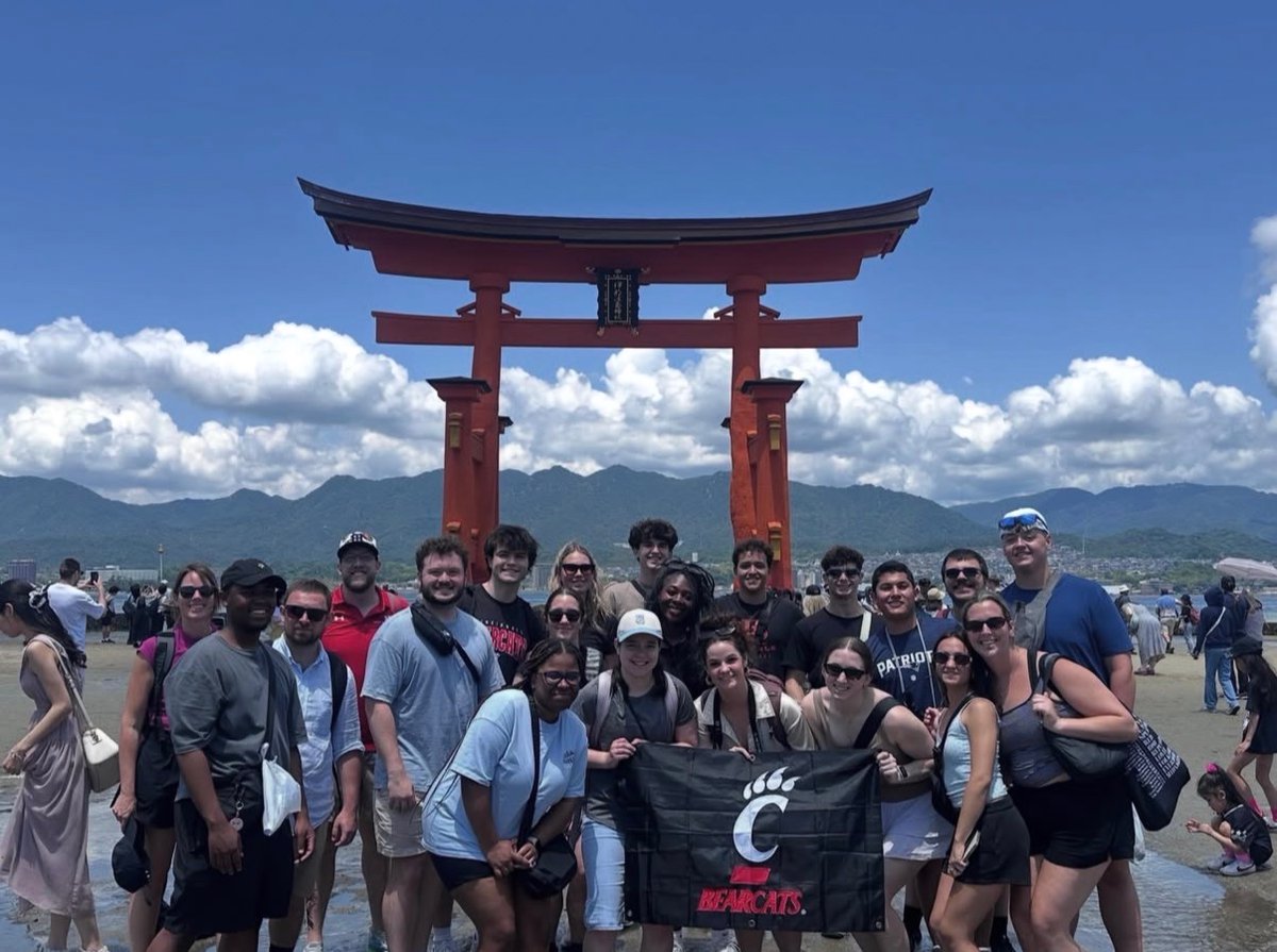 UC_SPAD's tweet photo. UC SPAD &amp; EXSC recently wrapped their two-week trip to Japan 🇯🇵 , where students and faculty visited Osaka University of Health and Sport Sciences, Hosei University, the Tokyo Skytree, and so many more historic and beautiful sites. 

Visit @UC_SPAD on IG for more 📸 https://t.co/xpJKSZT2Mr