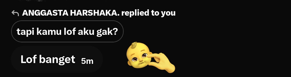 rintikmadu's tweet photo. ㅤ

Serotonin of the day. GEMAS AMAY GEMAS AMAY GEMAS AMAY. Karena kita udah besar si tengil itu udah jauh melampaui tinggi si kakak (re: Gemi) alhasil lebih banyak mau nyubitnya daripada peluk. 🤏🏻🤏🏻🤏🏻🩷🙈😆🧚🏻‍♀️
ㅤ
ㅤ https://t.co/EiPUO0Cjb5