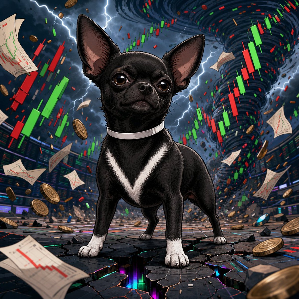 FredTornsol's tweet photo. Market throwing red candles again. Fred just tightens the collar. BTC can wobble, liquidity can vanish, tourists can panic. The pack does not fold on noise. HODL with teeth.
#fredtorn #solana #memesol https://t.co/w6dIjlpRHb