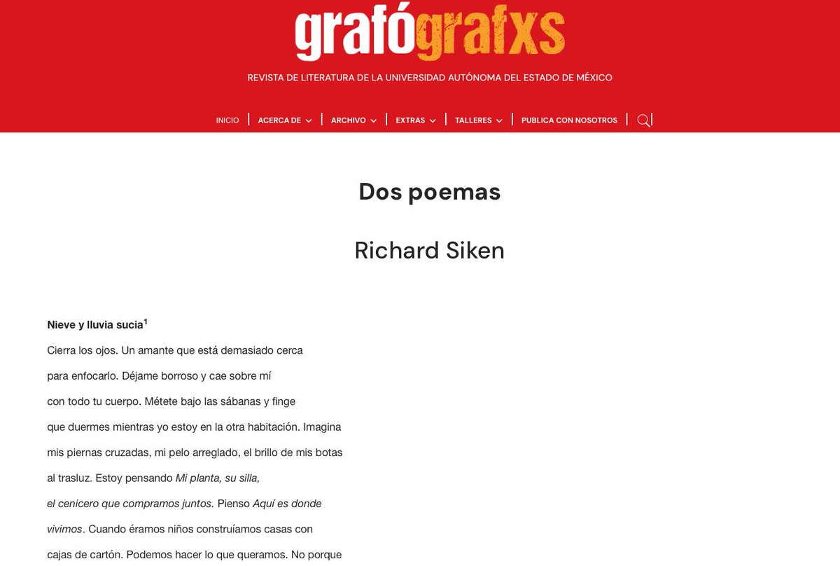 Richard Siken (@richardsiken) / X