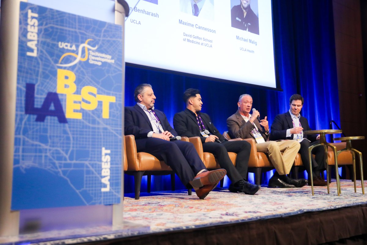 UCLAchancellor's tweet photo. The bioscience and medical community came together on campus for UCLA Technology Development Group’s (@UCLATDG) #LABEST2026 Conference. At UCLA, we believe in turning scholarship into solutions that save lives. https://t.co/9d5a7Rhrtc