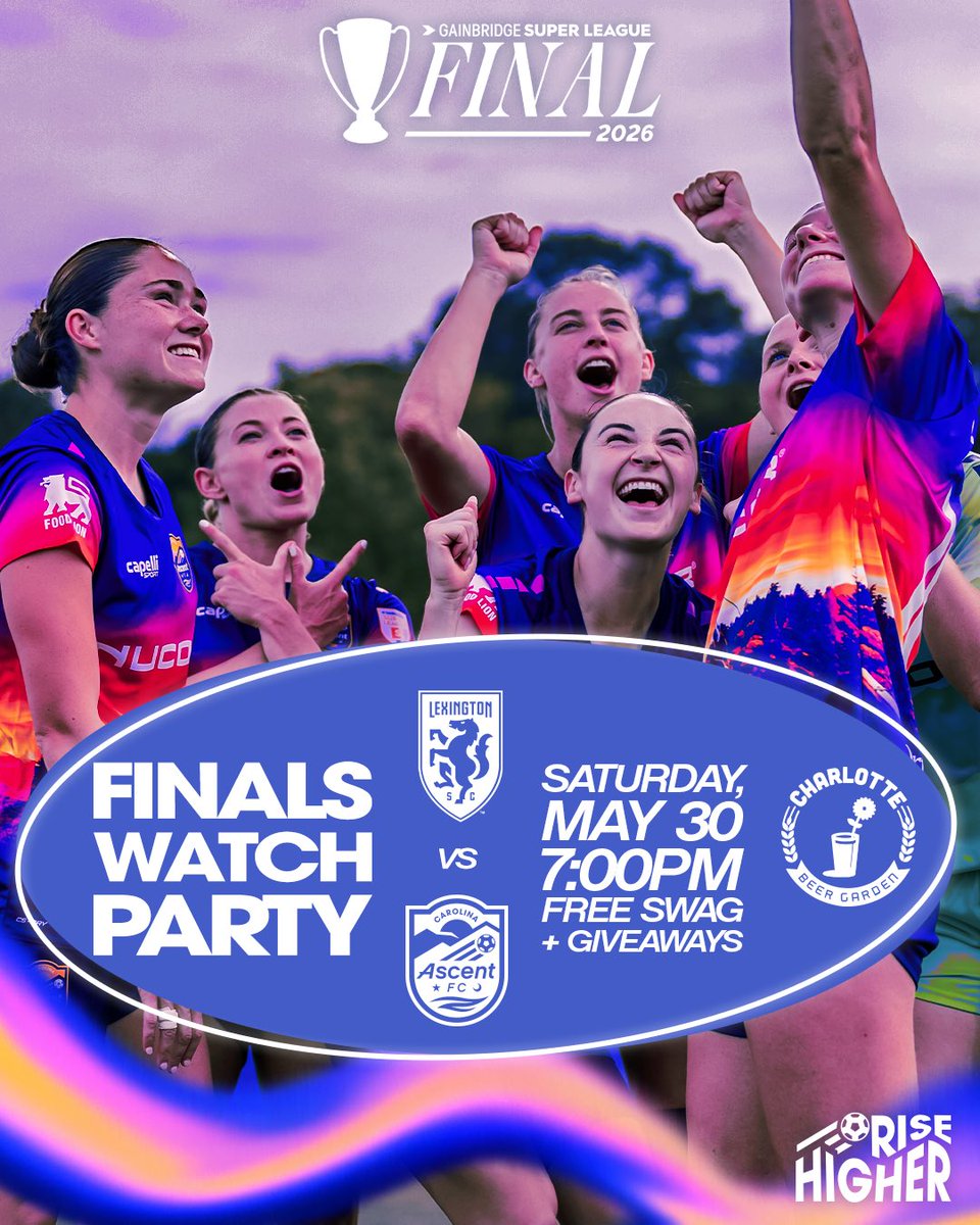 carolinaascent's tweet photo. Championship match with a skyline view🍻

Spend Saturday with us and Charlotte Beer Garden on their rooftop to watch our championship match! https://t.co/LQsdSj2cmA