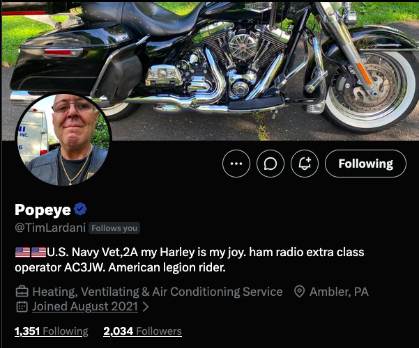 JayJosephVet's tweet photo. Join these 4 United States Veterans in assisting them as they build a foundation

@TimLardani US Navy Vet

@Chap1247Bill US Army Vet

@adeimous54073 USMC Vet

@MStingleyTX US Navy Vet

Do you have a spot for them and meet some great new friends? https://t.co/WhVnSfeDYu