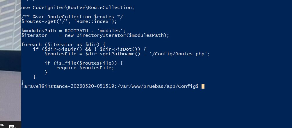 gabrieldevops's tweet photo. CodeIgniter + opencode  + Arquitectura modular, simple, practico, funcional,  y lo más importante cubre necesidades del cliente #codeigniter #ci4 #opencode #zeitzit https://t.co/MAXcLUhJK7