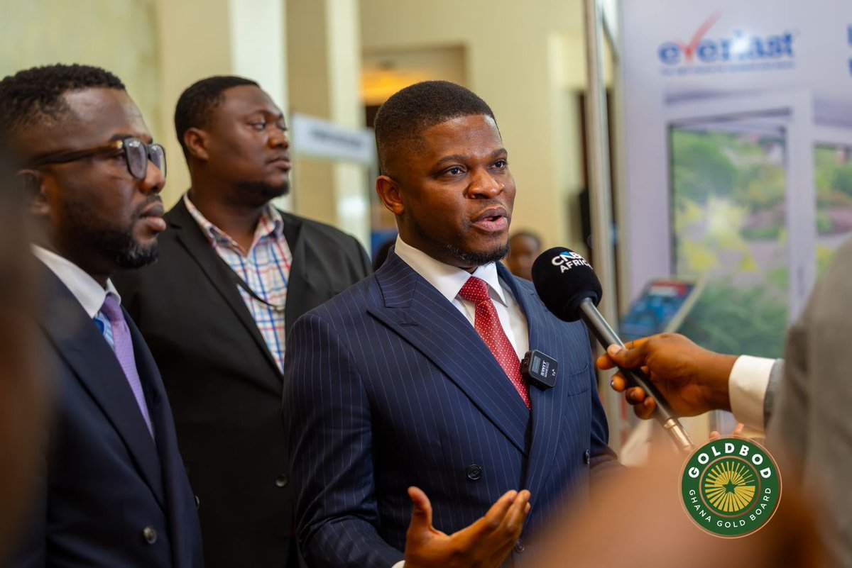 SamagloRaphael's tweet photo. GOLDBOD CEO, SAMMY GYAMFI ESQ. AWARDED WITH THE PRESTIGIOUS OVERALL BEST CEO OF THE YEAR AWARD- PUBLIC SECTOR, AT THE 2026 CEO SUMMIT. https://t.co/JgjO5xevMU