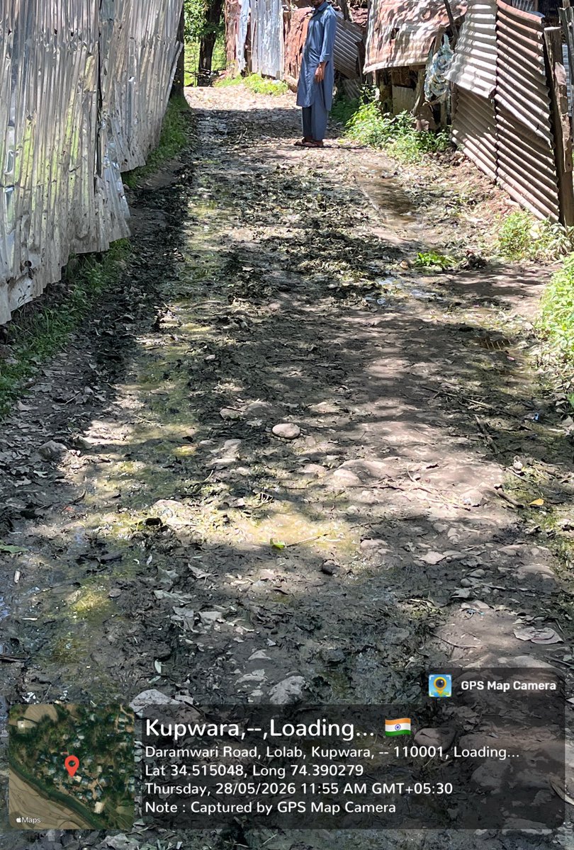 MirShah54546186's tweet photo. Respected  @manojsinha_ @dckupwara @LolabSdm  is anybody listening Residents of Banpora Tangcheck Lolab filthy sewage from open washrooms is flowing across our road blocking passage and risking disease Plz inspect urgently and arrange immediate drainage and relief for residents. https://t.co/LBubLGiDoc
