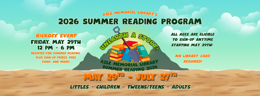 CityofAzle's tweet photo. Looking for something to keep the kids busy this summer? Sign up for Azle Library's Summer Reading Program📚 Lost of fun events (some require registration) and it keeps those reading skills active. Check out the guide for all the exciting events.
https://t.co/kegsTsnyzm https://t.co/uGH54oUhjj