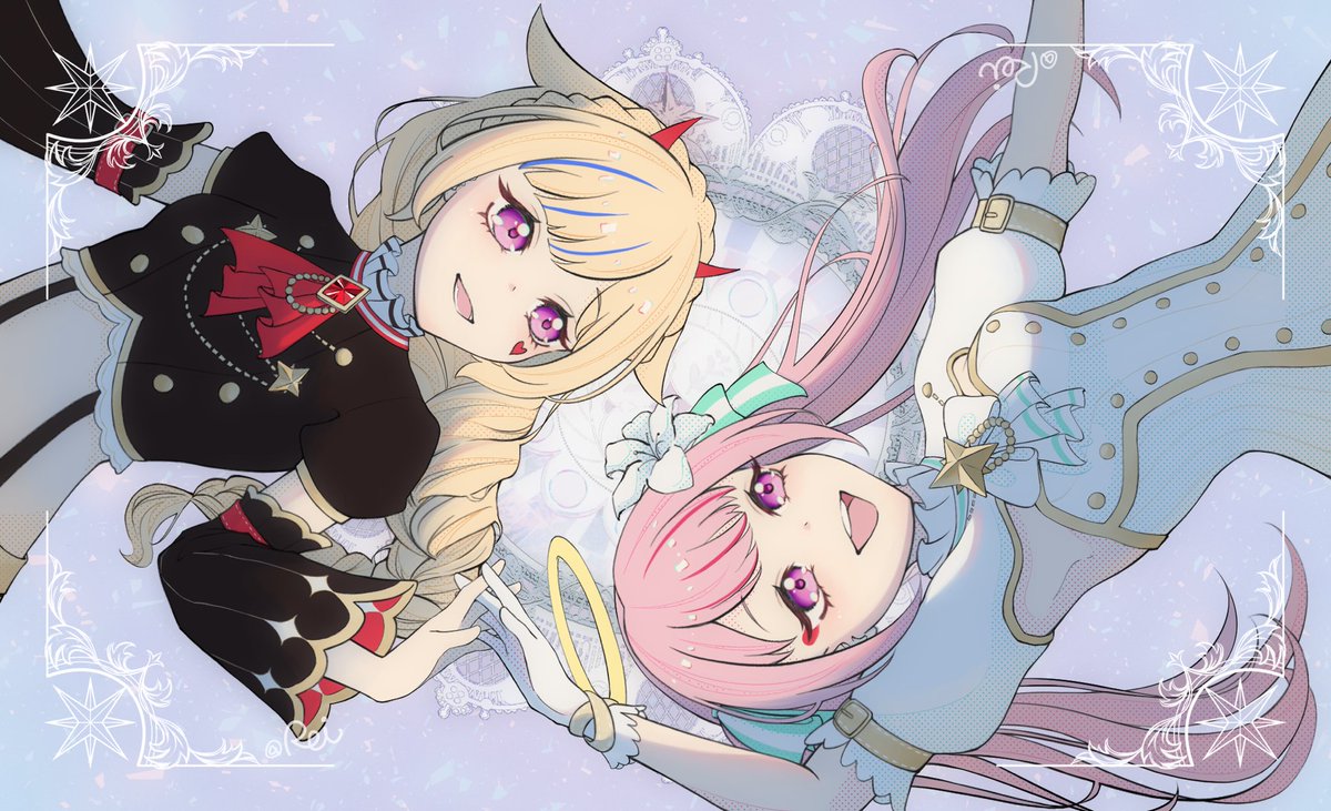 Rei_zatsudan_'s tweet photo. 👼😈
#ヒメヒナアート https://t.co/fRLmsmGFIM