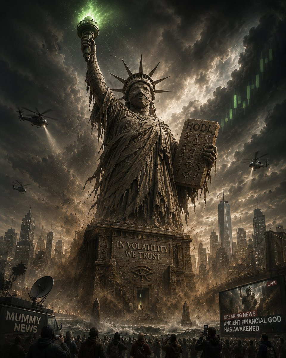 Mubarak67777's tweet photo. Bro held through the collapse of entire civilizations
You think he fears a dip?
$MUMMY 

@Mummy100M 

#MUMMY #MEMECONTEST https://t.co/T7wIsBWLWu