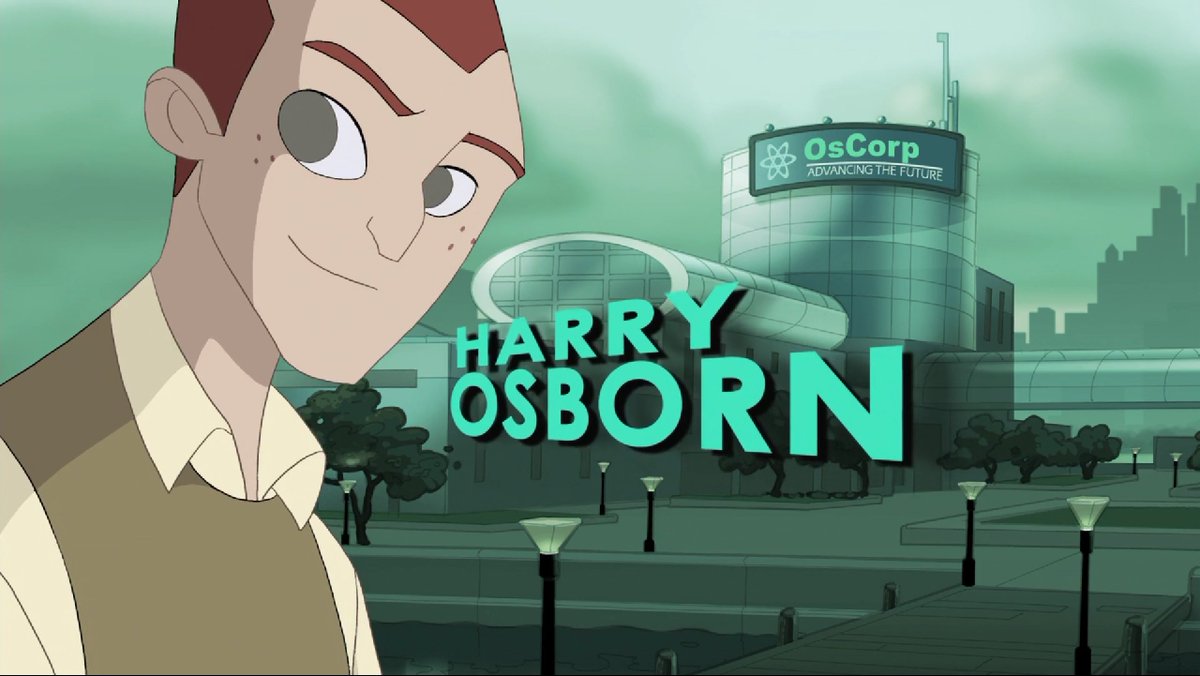 AndreiBondoc05's tweet photo. The Spectacular Spider-Man Animated Series main title character spotlights (Harry Osborn/Norman Osborn) https://t.co/0Yp3glzYdi