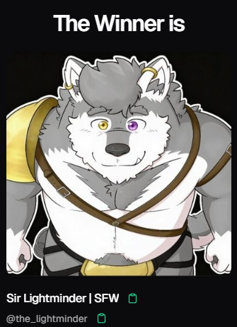 Jaxioarts's tweet photo. Winner of the raffle @the_lightminder 🎉
I will reach out soon to discuss the artwork i’ll be creating for you.

Thank you everyone for joining, and stay tuned for more raffles coming soon 🧡 https://t.co/i01zrsgae8